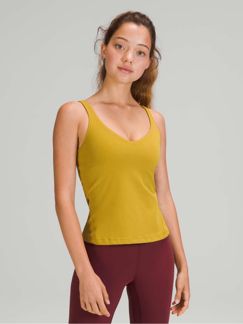 Lululemon Align Waist-Length Tank Top Light Support A/B 6 Auric Gold